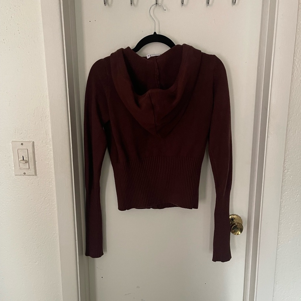 Sky Dolls Ribbed Zip-Up Hoodie - Picture 4 of 6